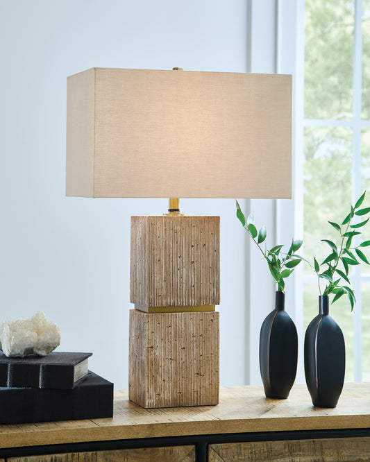 Orange Furniture Outlet - Ashley Furniture - Laddner Lighting - Poly Table Lamp (1/CN) - L236054