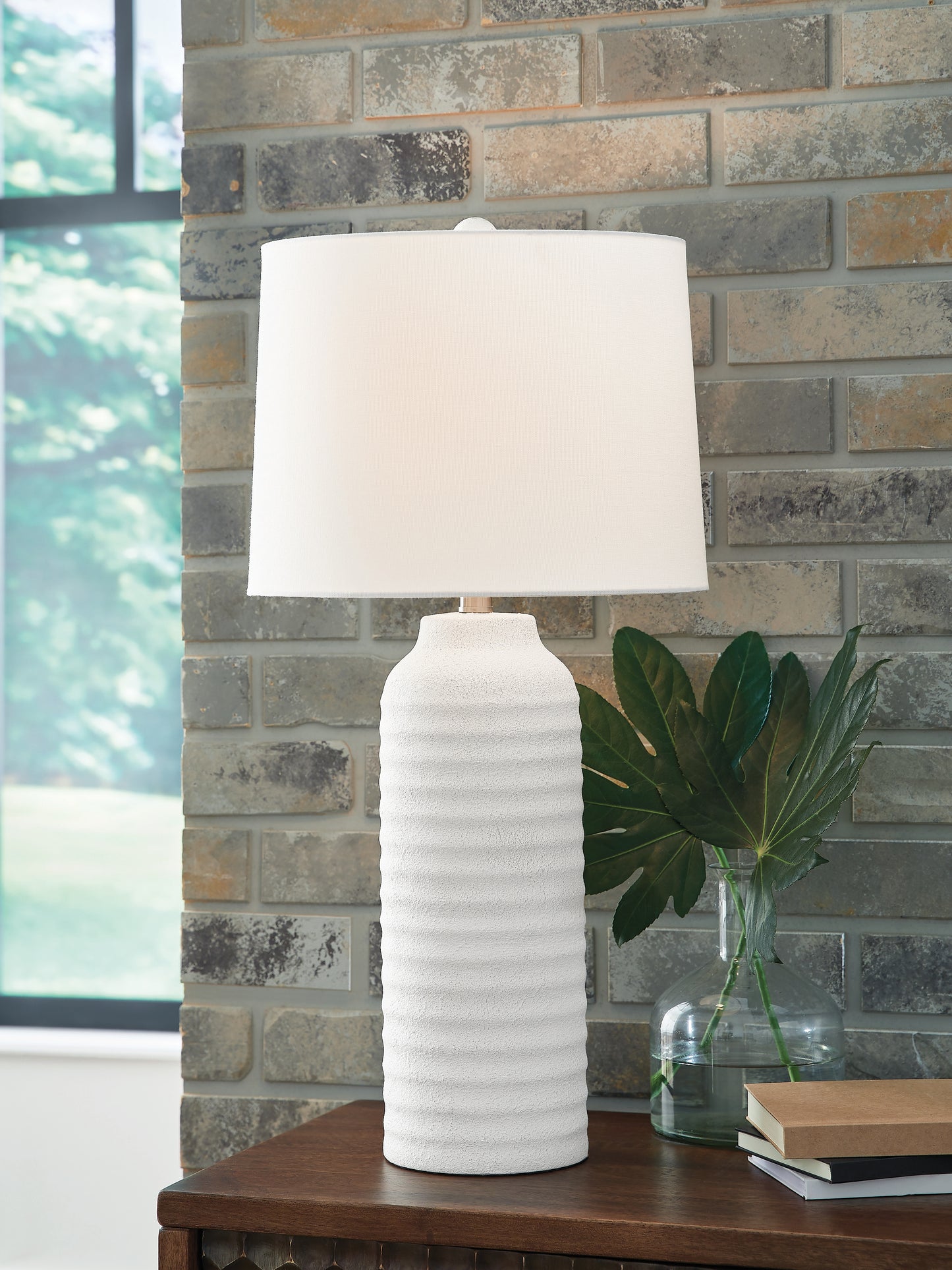 Orange Furniture Outlet - Ashley Furniture - Vauville Lighting - Poly Table Lamp (Set of 2) - L243674