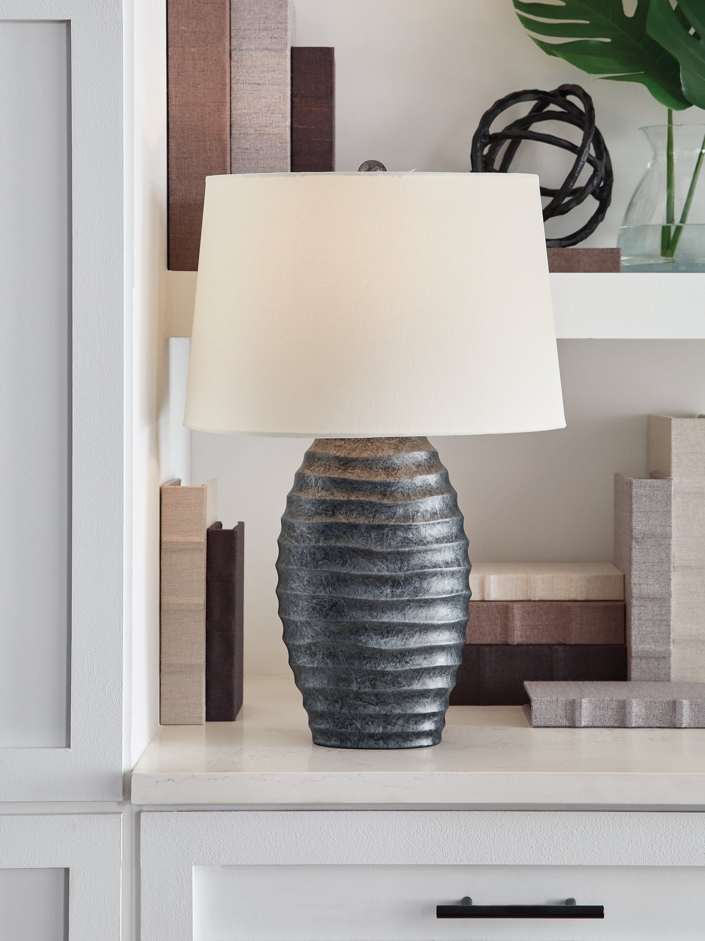 Orange Furniture Outlet - Ashley Furniture - Caronick Lighting - Poly Table Lamp (Set of 2) - L243684