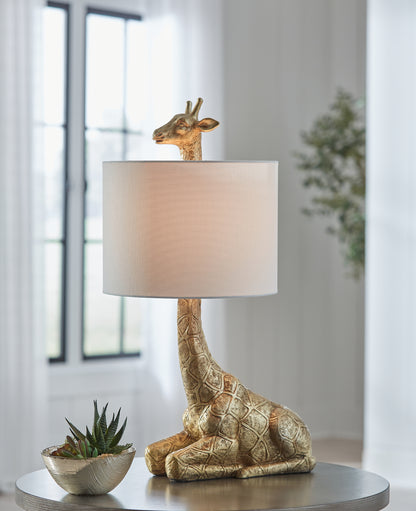 Orange Furniture Outlet - Ashley Furniture - Ferrison Lighting - 2-Piece Lamp Set / Gold Finish - L317004X2