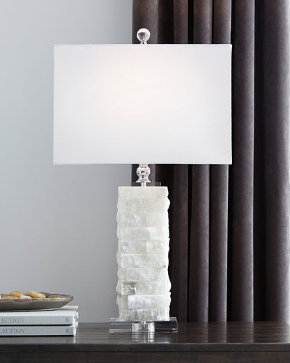 Orange Furniture Outlet - Ashley Furniture - Malise Lighting - Table Lamp (Set of 2) / White - L429014X2