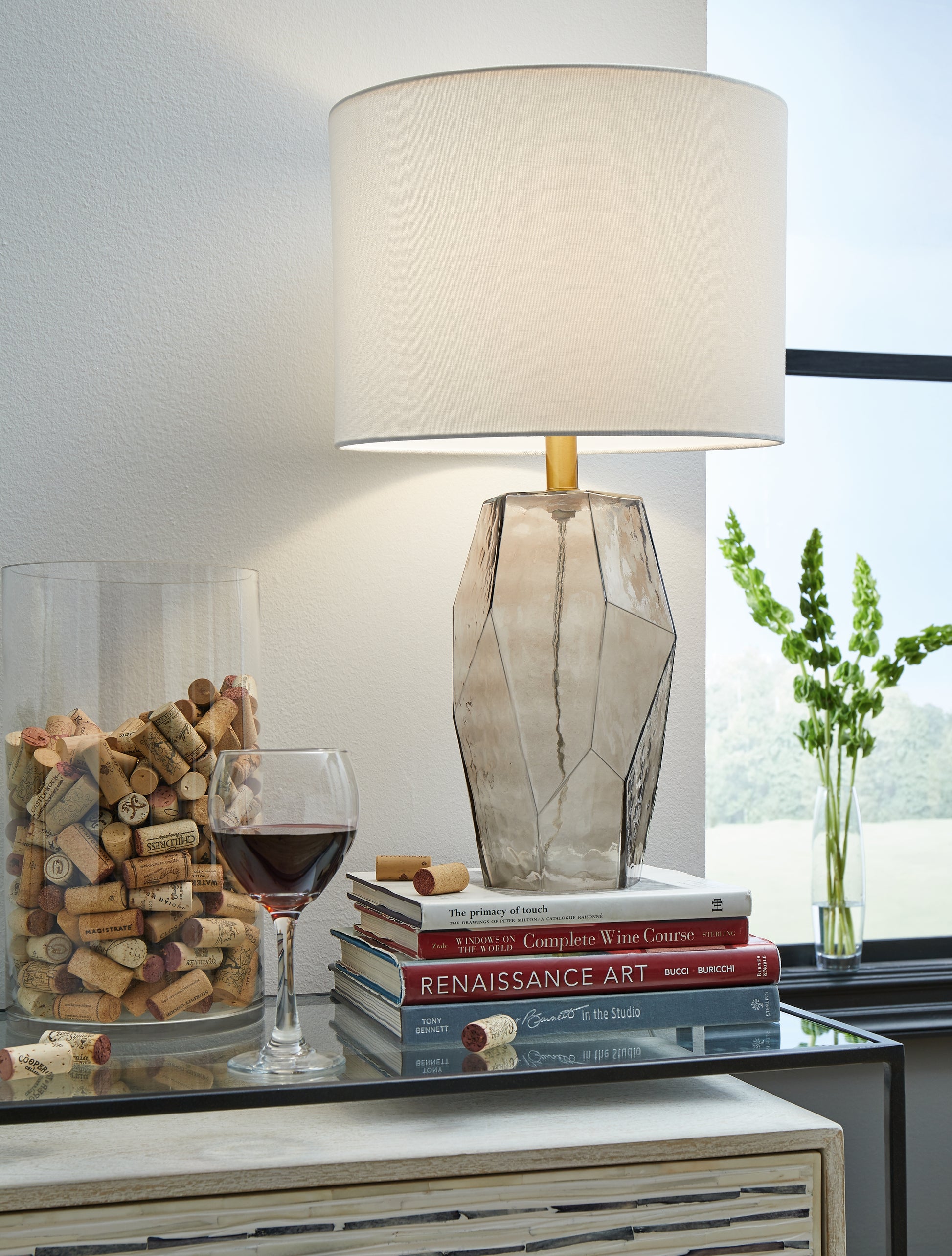 Orange Furniture Outlet - Ashley Furniture - Taylow Lighting - Table Lamp (Set of 2) / Gray - L430794X2