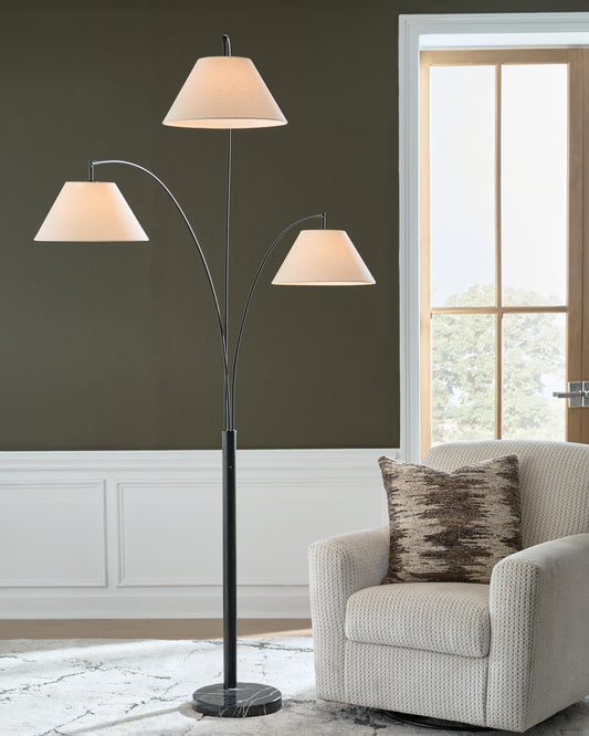 Orange Furniture Outlet - Ashley Furniture - Gibbswellner Lighting - Metal Arc Lamp (1/CN) - L725159