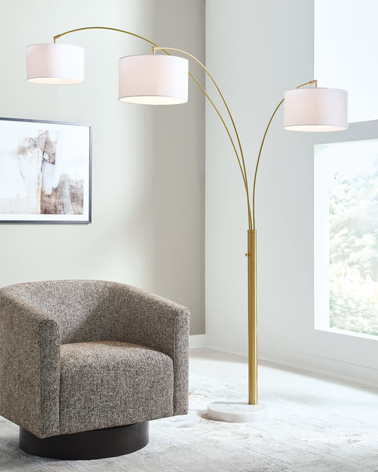 Orange Furniture Outlet - Ashley Furniture - Valo Lighting - Metal Arc Lamp (1/CN) - L725169