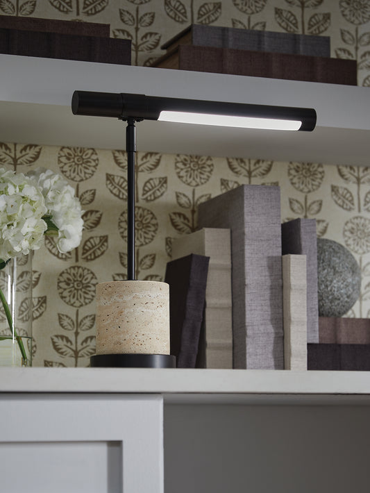 Orange Furniture Outlet - Ashley Furniture - Vinmour Lighting - Metal Desk Lamp (1/CN) / Brown/Beige - L734402