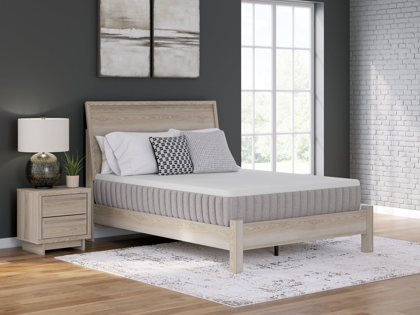 Orange Furniture Outlet - Ashley Furniture - Terra Sleep Medium Mattresses - King / White - M52341
