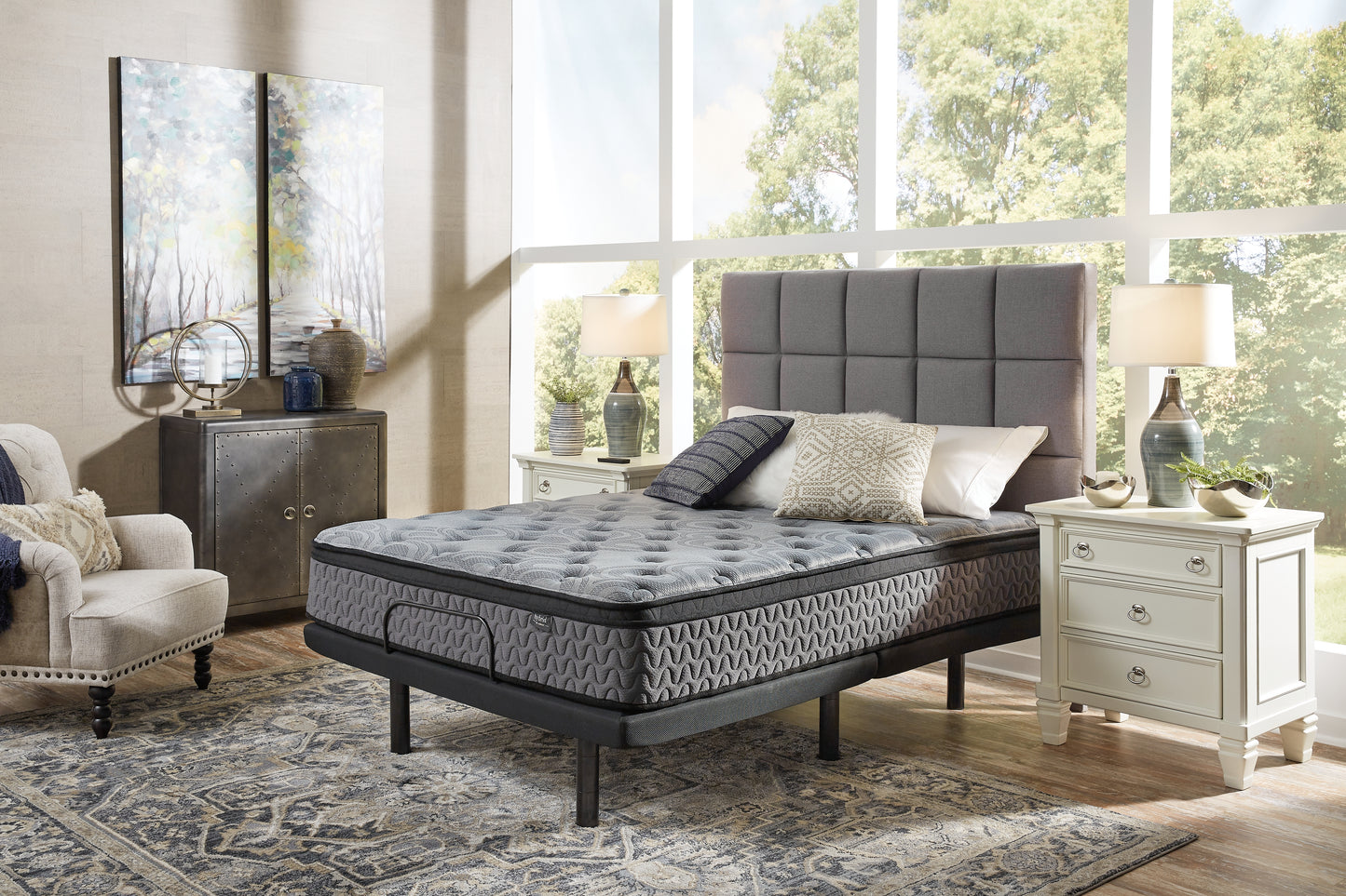 Orange Furniture Outlet - Ashley Furniture - Augusta2 Mattresses - King / Gray - M52541