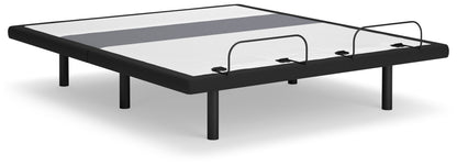 Orange Furniture Outlet - Ashley Furniture - Best Base with Lumbar and Audio California King Adjustable Base - Cal King Adjustable Base / Charcoal Gray - M5X592