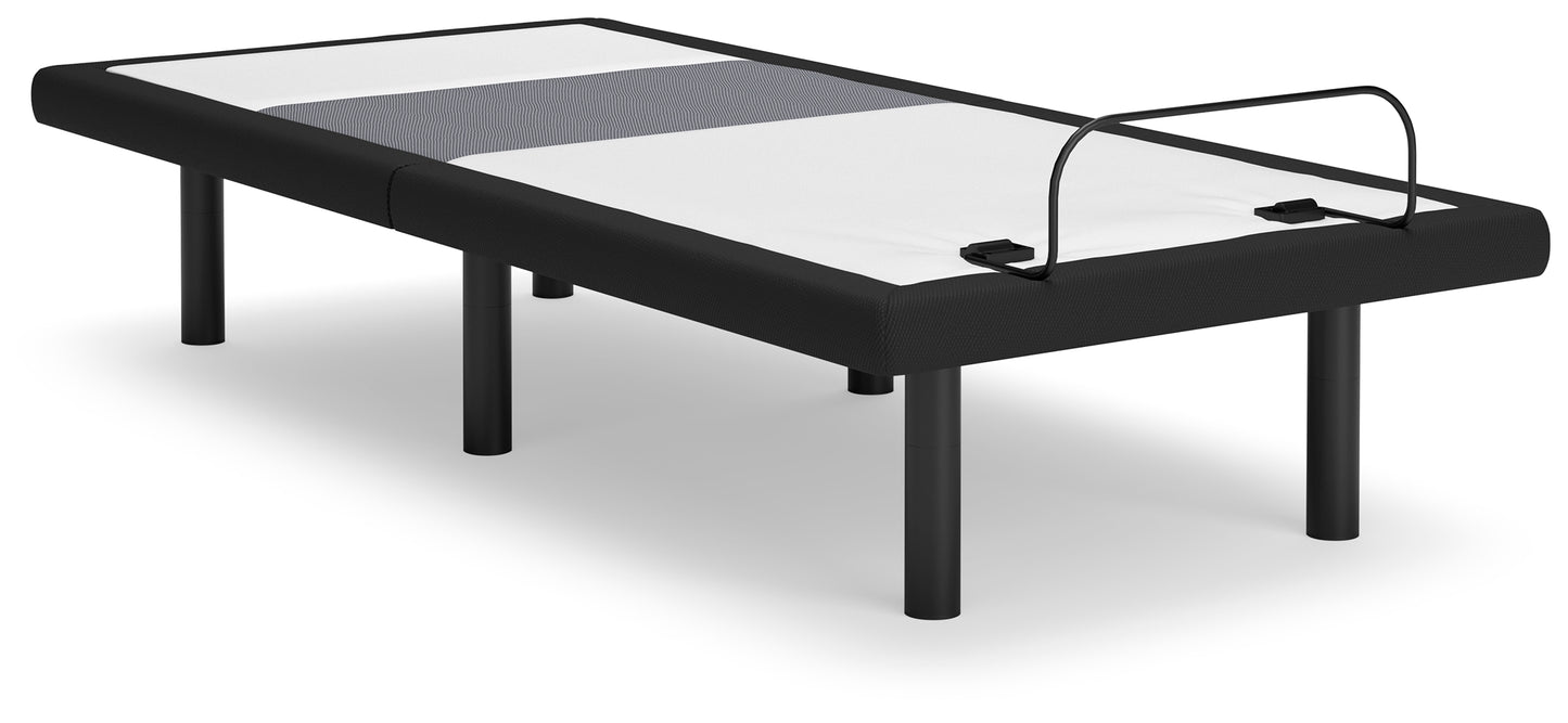 Orange Furniture Outlet - Ashley Furniture - Best Base with Lumbar and Audio Twin XL Adjustable Base - TXL Adjustable Base / Charcoal Gray - M5X572