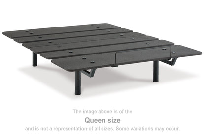 Orange Furniture Outlet - Ashley Furniture - Cosmic Power Base King Adjustable Base - King Adjustable Base / Black - M8X242