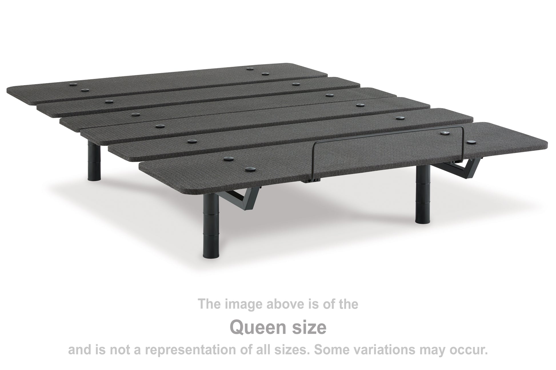 Orange Furniture Outlet - Ashley Furniture - Cosmic Power Base Twin XL Adjustable Base - Twin XL Adjustable Base / Black - M8X272