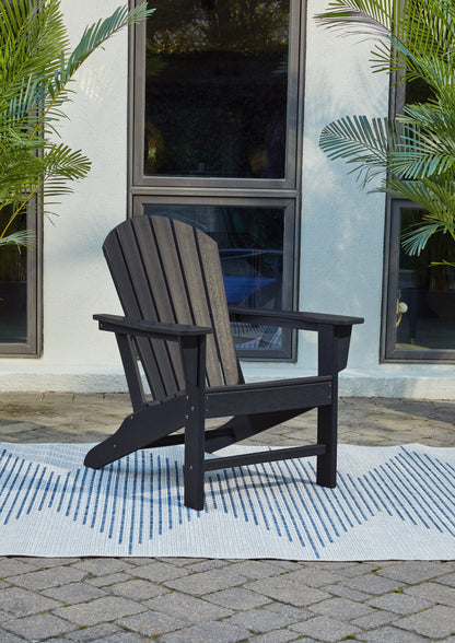 Orange Furniture Outlet - Ashley Furniture - Sundown Treasure Outdoor - Adirondack Chair / Black - P008-898
