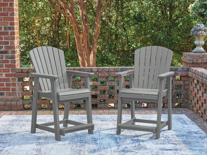 Orange Furniture Outlet - Ashley Furniture - Sanctuary Beach Outdoor - Barstool (Set of 2) - PCP227-124