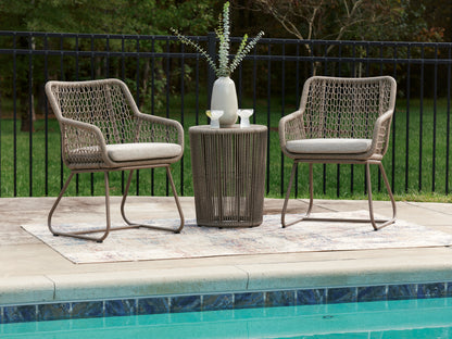 Orange Furniture Outlet - Ashley Furniture - Majors Beach Outdoor - Chairs w/CUSH/Table Set (3/CN) - PCP321-050