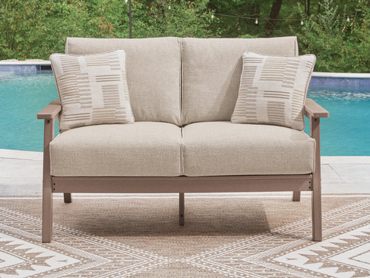 Orange Furniture Outlet - Ashley Furniture - Grover Beach Outdoor - Loveseat w/Cushion - PCP422-835