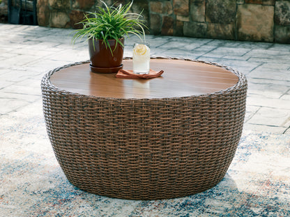 Orange Furniture Outlet - Ashley Furniture - Double Point Outdoor - Round Cocktail Table - PCP503-708