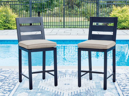 Orange Furniture Outlet - Ashley Furniture - East Beach Outdoor - Barstool (Set of 2) - PCP587-124