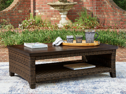 Orange Furniture Outlet - Ashley Furniture - Monterey Point Outdoor - Rectangular Cocktail Table - PCP760-701