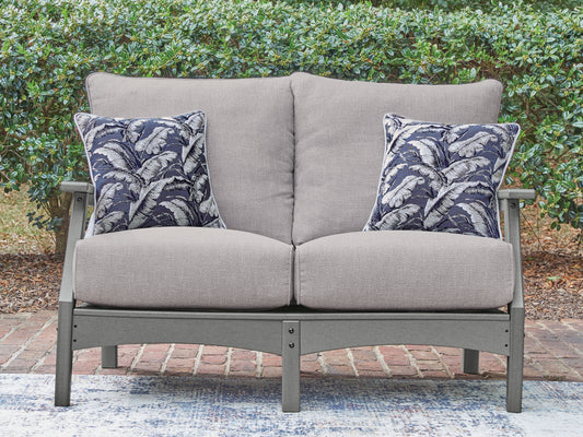Orange Furniture Outlet - Ashley Furniture - Cove Beach Outdoor - Loveseat w/Cushion - PCP803-835