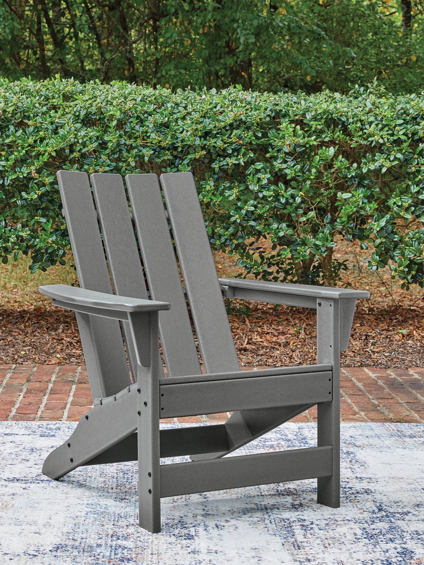 Orange Furniture Outlet - Ashley Furniture - Cove Beach Outdoor - Adirondack Chair / Gray - PCP803-898