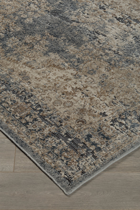 Orange Furniture Outlet - Ashley Furniture - South Rug - 5' x 7' Rug / Blue/Beige - R402722