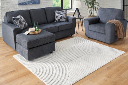 Orange Furniture Outlet - Ashley Furniture - Lambworth Rug - 5'3" x 7' Rug / Gray/Cream - R405342