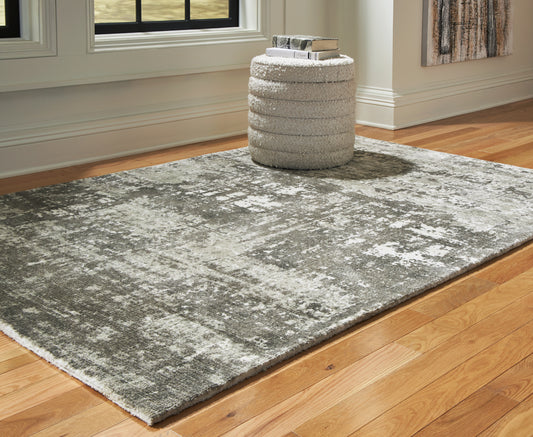 Orange Furniture Outlet - Ashley Furniture - Valmontic Rug - 8' x 10' Rug / Gray - R406921