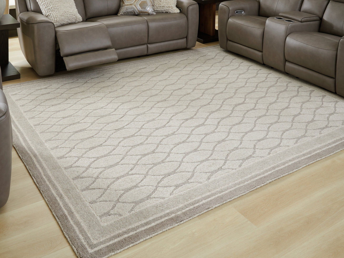 Orange Furniture Outlet - Ashley Furniture - Wimney Rug - Large Rug / Gray - R407281