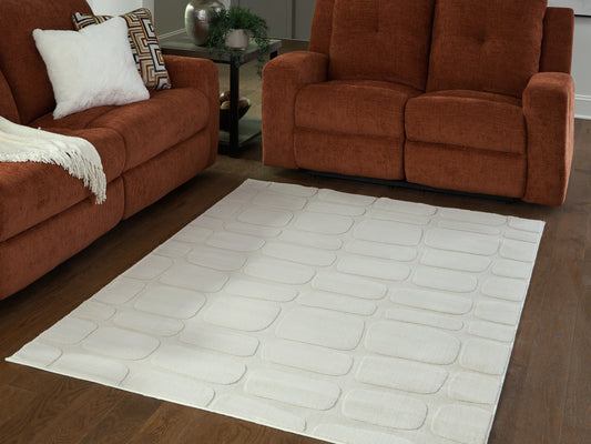Orange Furniture Outlet - Ashley Furniture - Malvinsboro Rug - Washable 8' x 10' Area Rug / Sandstone - R407441