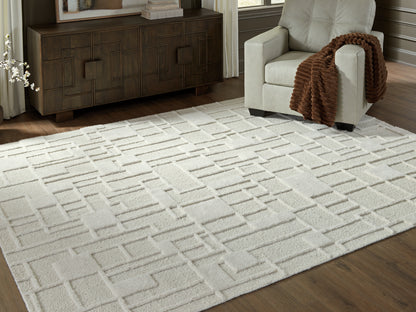 Orange Furniture Outlet - Ashley Furniture - Empriss Rug - 7'8" x 10' Area Rug / Ivory - R407621