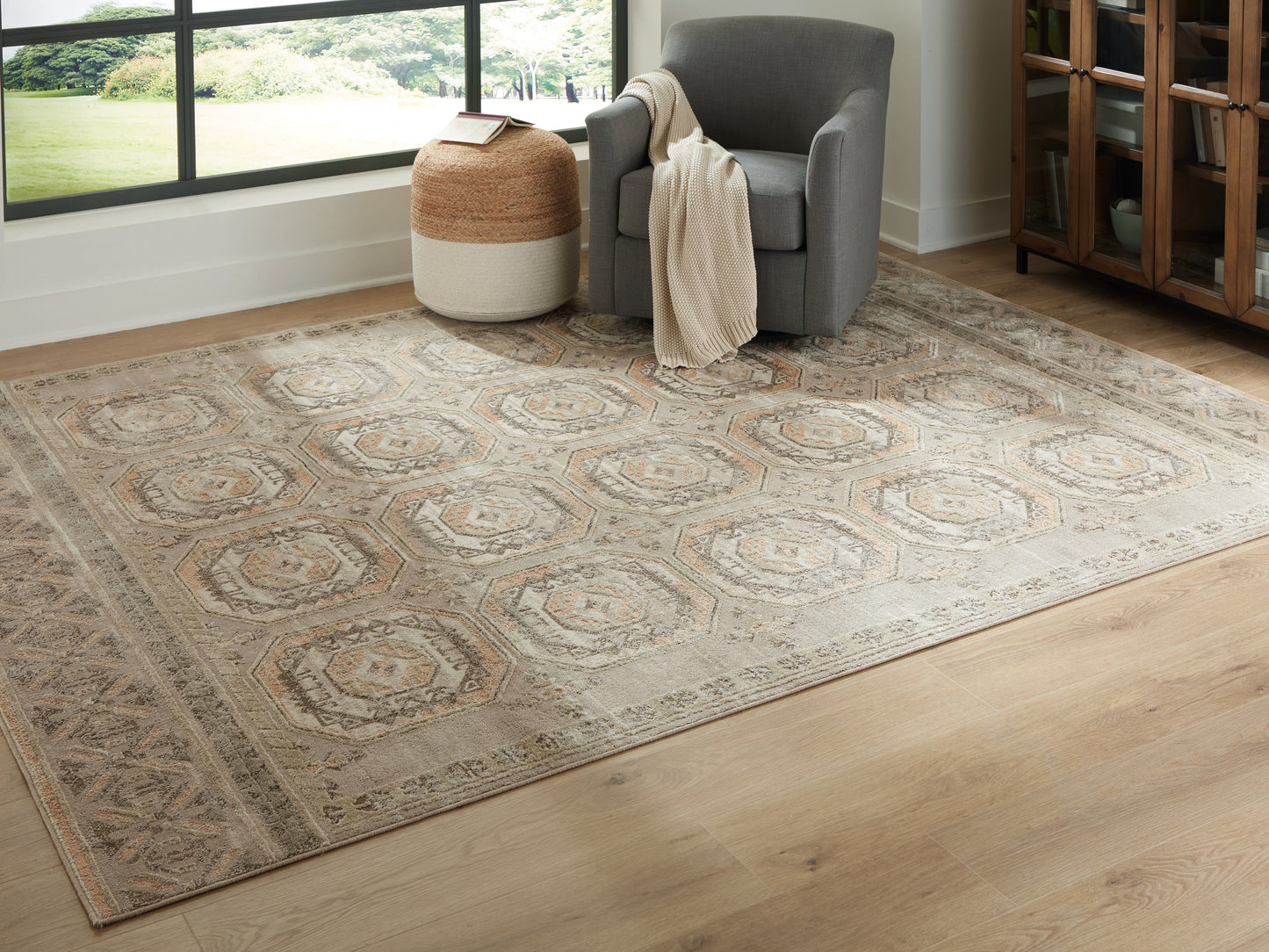 Orange Furniture Outlet - Ashley Furniture - Bachby Rug - 7'10" x 10' Area Rug / Multi - R407681