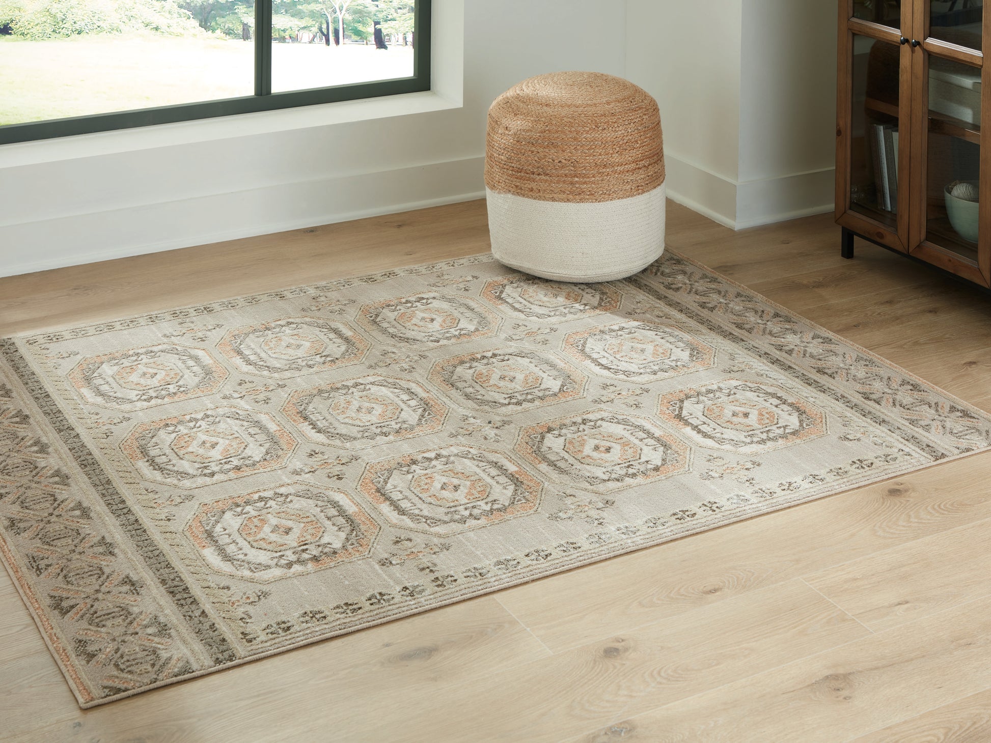 Orange Furniture Outlet - Ashley Furniture - Bachby Rug - 5'3" x 7' Area Rug / Multi - R407682