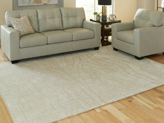 Orange Furniture Outlet - Ashley Furniture - Jaseena Rug - 7'8" x 10' Area Rug / Beige/Tan - R407721