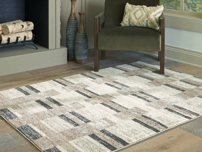 Orange Furniture Outlet - Ashley Furniture - Alstone Rug - 5'3" x 7' Area Rug / Multi - R407732