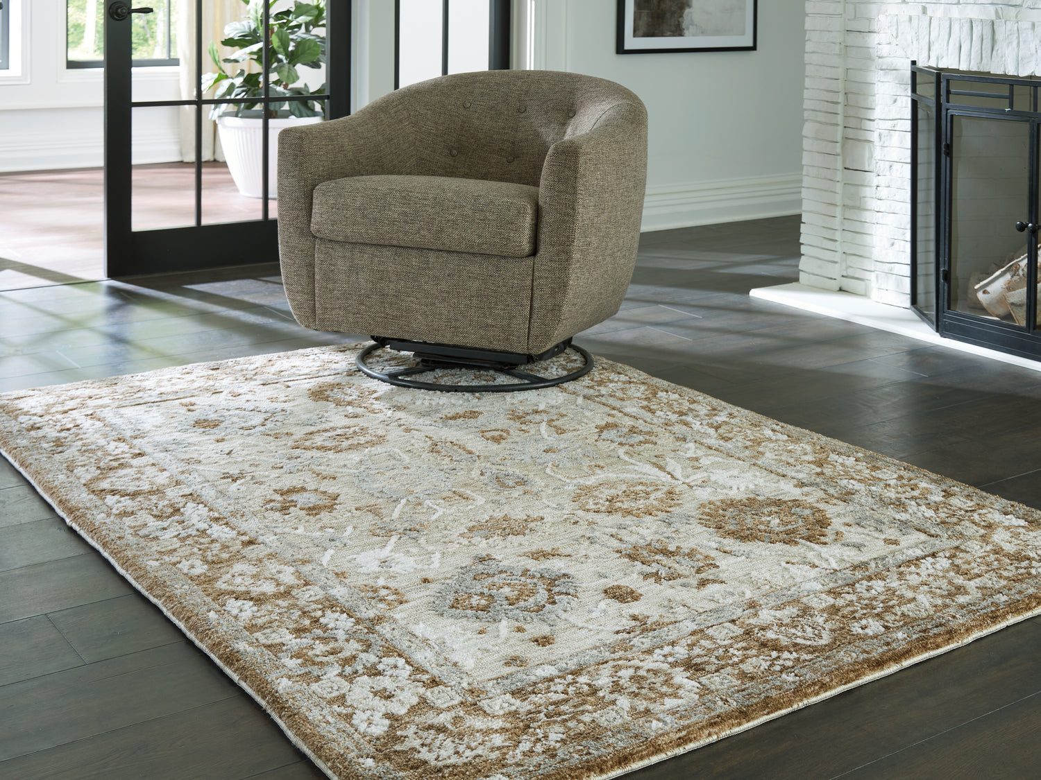 Orange Furniture Outlet - Ashley Furniture - Ainswick Rug - Memory Foam Medium Rug - R407882
