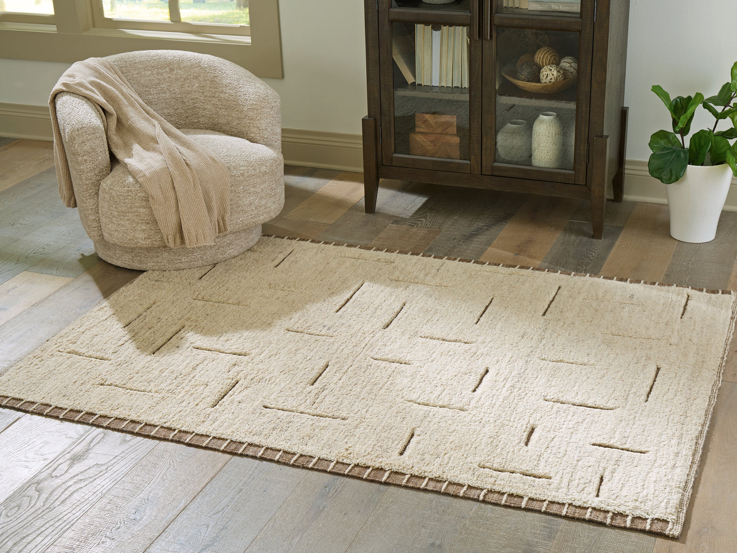 Orange Furniture Outlet - Ashley Furniture - Clayman Rug - Medium Rug - R408342