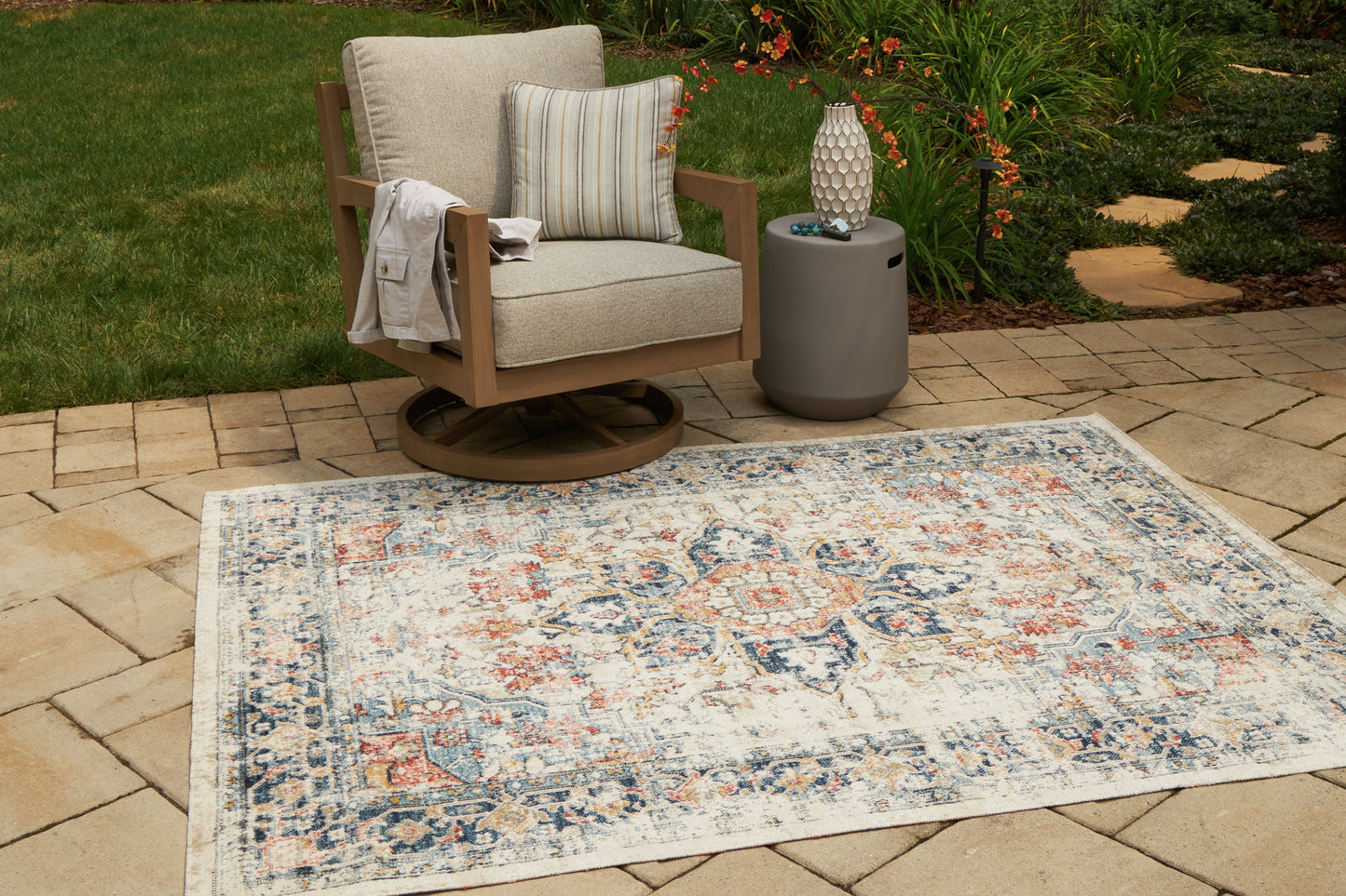 Orange Furniture Outlet - Ashley Furniture - Jarrpage Rug - 8' x 10' Rug / Multi - R900091