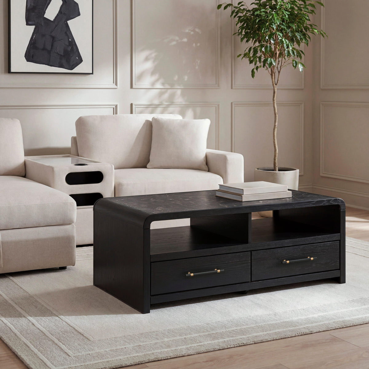 Orange Furniture Outlet - Ashley Furniture - Clanden Coffee Table - Rectangular Cocktail Table - T1540-1
