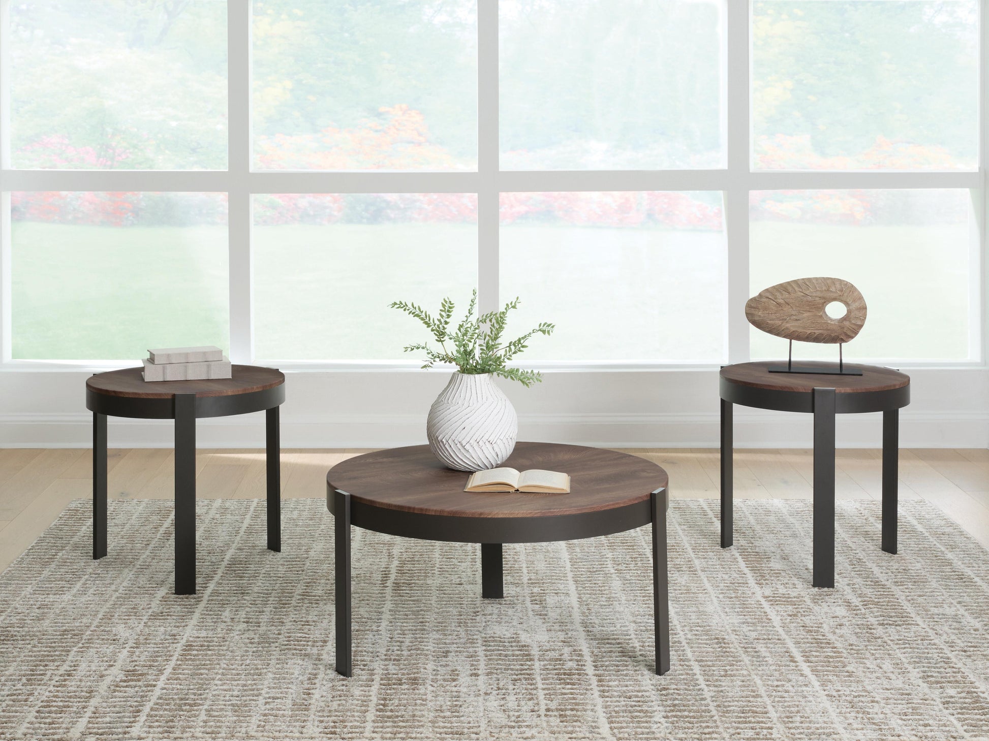 Orange Furniture Outlet - Ashley Furniture - Horizon Hills Table (Set of 3) - Occasional Table Set (3/CN) - T186-13