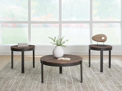 Orange Furniture Outlet - Ashley Furniture - Horizon Hills Table (Set of 3) - Occasional Table Set (3/CN) - T186-13