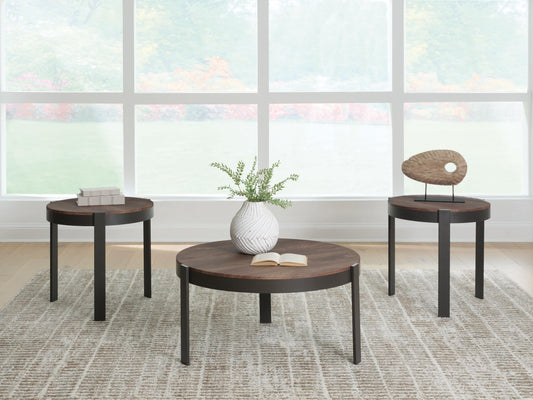 Orange Furniture Outlet - Ashley Furniture - Horizon Hills Table (Set of 3) - Occasional Table Set (3/CN) - T186-13