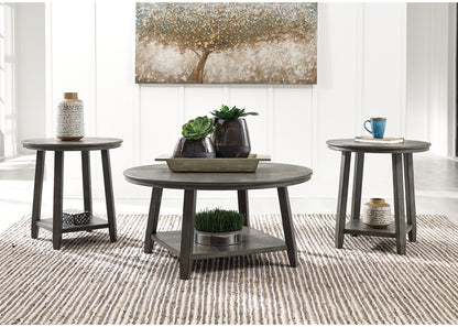 Orange Furniture Outlet - Ashley Furniture - Caitbrook Table (Set of 3) - Occasional Table Set (3/CN) / Gray - T188-13