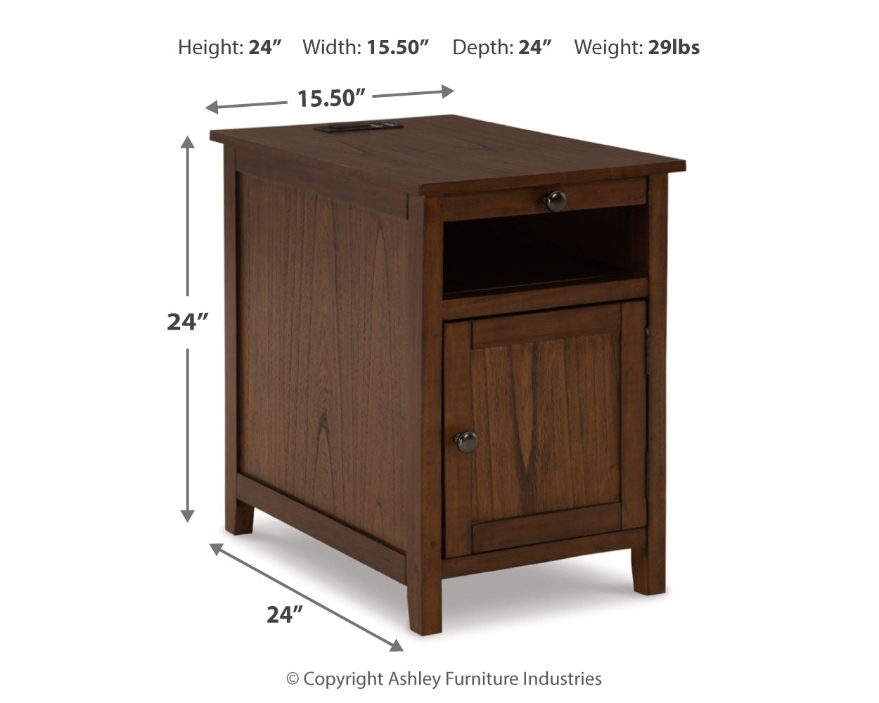 Treytown Chairside End Table