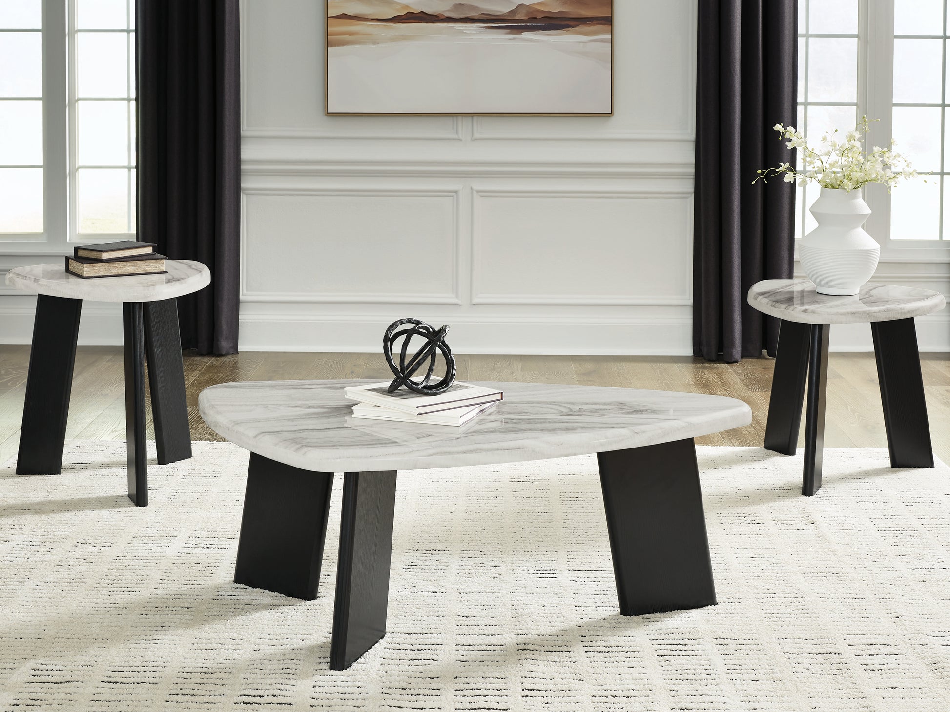 Orange Furniture Outlet - Ashley Furniture - Lilyberg Table (Set of 3) - Occasional Table Set (3/CN) - T389-13