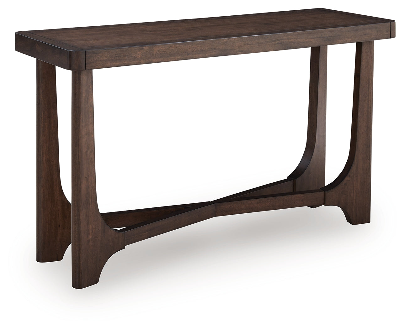 Orange Furniture Outlet - Ashley Furniture - Korestone Sofa Table - Sofa Table / Dark Brown - T438-4