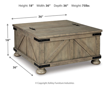 Aldwin Coffee Table With Storage