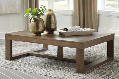 Orange Furniture Outlet - Ashley Furniture - Cariton Coffee Table - Rectangular Cocktail Table / Gray - T471-1