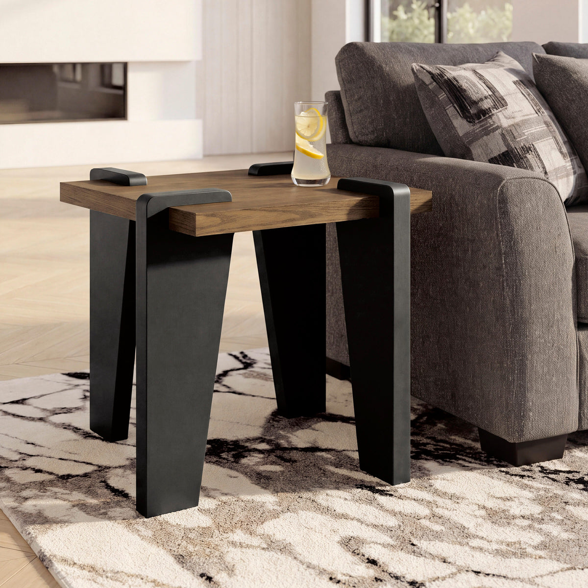 Orange Furniture Outlet - Ashley Furniture - Weathermore End Table - Square End Table - T531-2