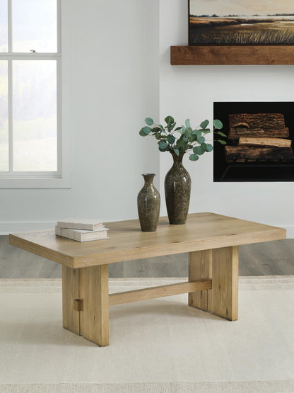 Orange Furniture Outlet - Ashley Furniture - Crendlin Coffee Table - Rectangular Cocktail Table - T537-1