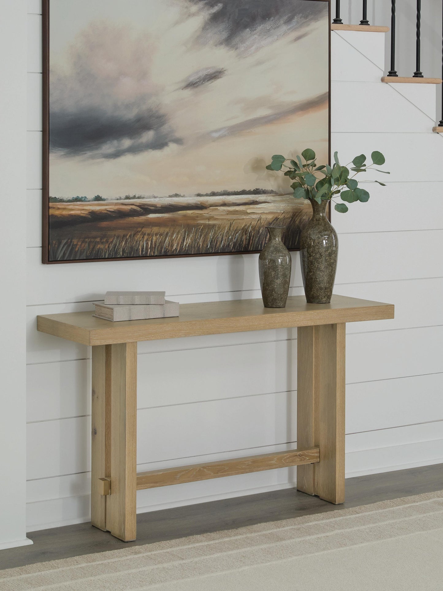 Orange Furniture Outlet - Ashley Furniture - Crendlin Sofa Table - Sofa Table - T537-4